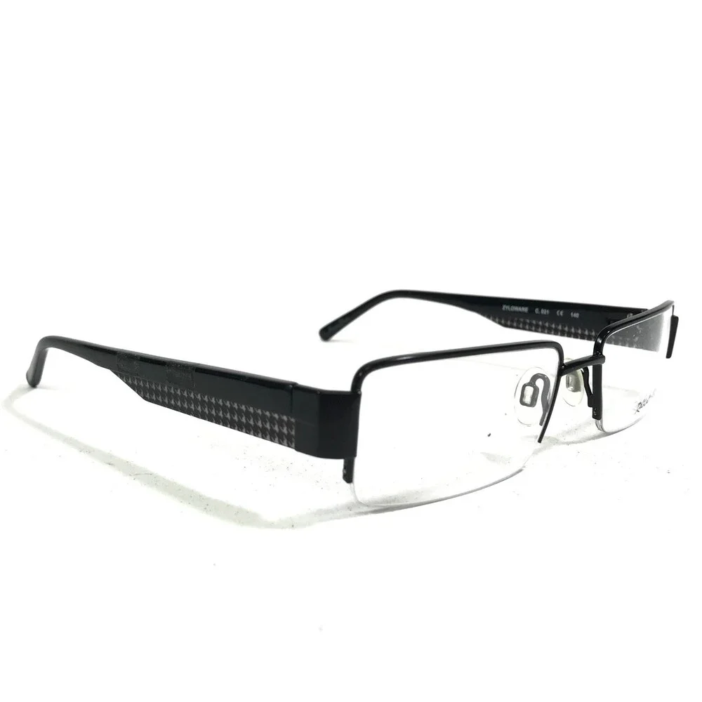 Randy Jackson 1028 ZYLOWARE C.021 Eyeglasses Frames Black Rectangular 53-18-140